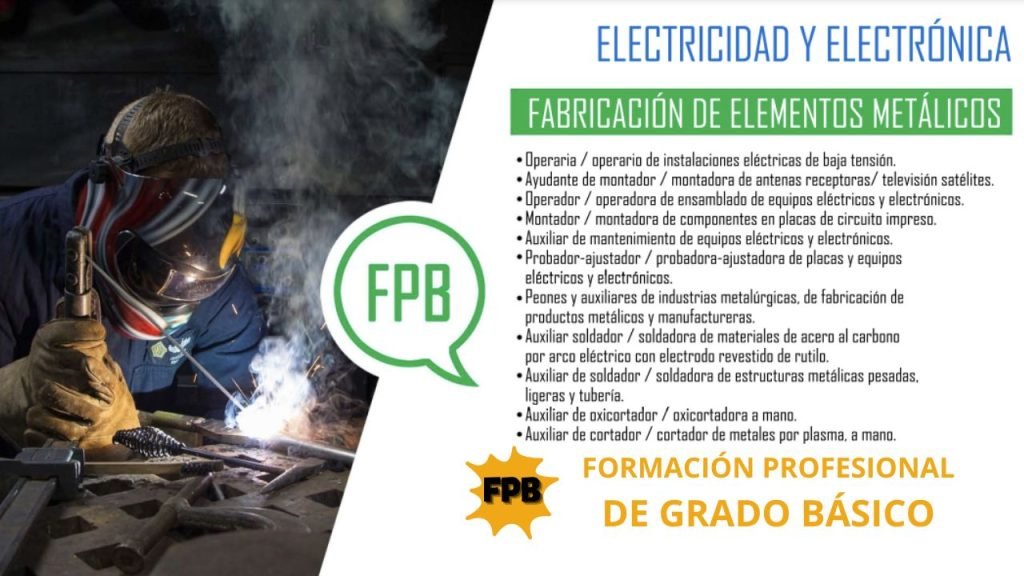 GRADO BASICO EN FABRICACION DE ELEMENTOS METALICOS