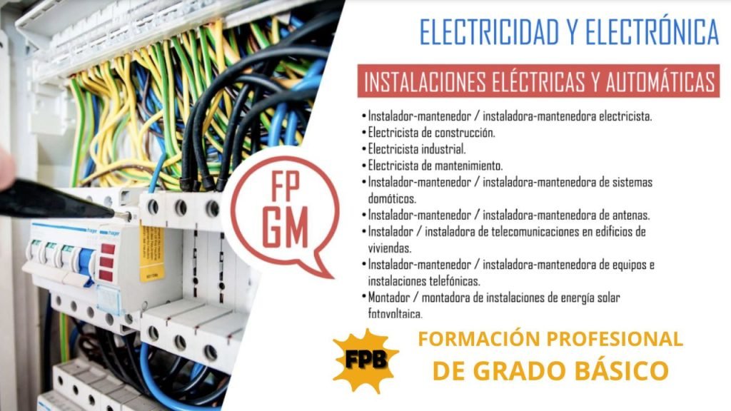 GRADO BASICO INSTALACIONES ELECTROTECNICAS Y MECANICA