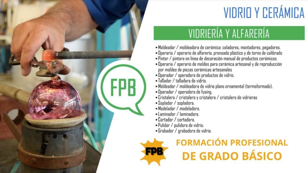 grado basico de vidrieria y alfareria